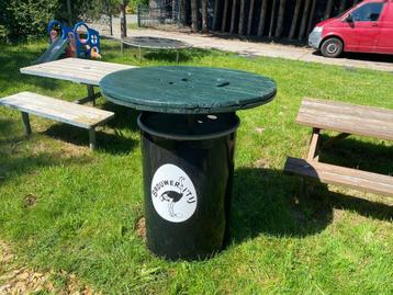 Tuintafel / statafel / bartafel van brouwerij t'ij beschikbaar voor biedingen