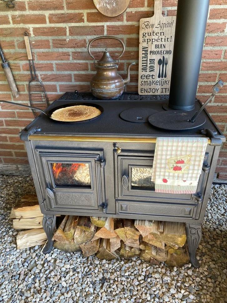 Gietijzeren Houtfornuis Titan Buitenkeuken Kookkachel, Tuin en Terras, Buitenkeukens, Nieuw, Vrijstaand, Ophalen of Verzenden