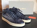 Santoni Sneaker Heren 8 (42 / 43) High-Top Blauw, Ophalen of Verzenden, Zo goed als nieuw, Blauw