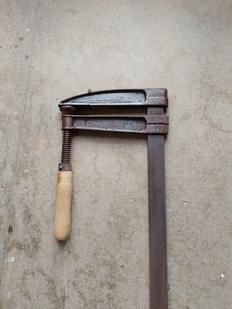 grote lijmklem /Diepspanschroefklem, Doe-het-zelf en Verbouw, Overige Doe-het-zelf en Verbouw, Gebruikt, Ophalen