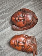 Balinese Houten Maskers Set, Ophalen of Verzenden
