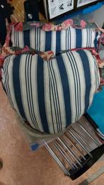2 Hartvormige sierkussens, Ophalen, Nieuw, Blauw, Hartvormig