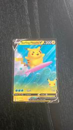 Surfing Pikachu V 008/025, Hobby en Vrije tijd, Verzamelkaartspellen | Pokémon, Ophalen of Verzenden, Zo goed als nieuw, Losse kaart