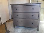 Hemnes ladekast grey wash Ikea, 50 tot 100 cm, 25 tot 50 cm, 100 tot 150 cm, Gebruikt