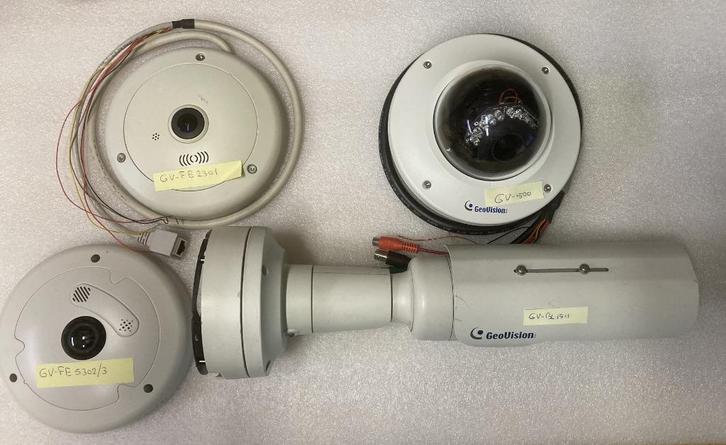 IP Camera: Geovision Camera's o.a.: VD1500 / GV-FE2301, Audio, Tv en Foto, Videobewaking, Ophalen of Verzenden