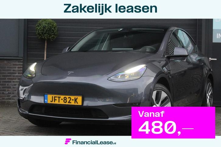 Tesla Model Y Long Range AWD 75 kWh | FSD 3, Auto's, Tesla, Bedrijf, Lease, Financial lease, Model Y, ABS, Adaptive Cruise Control