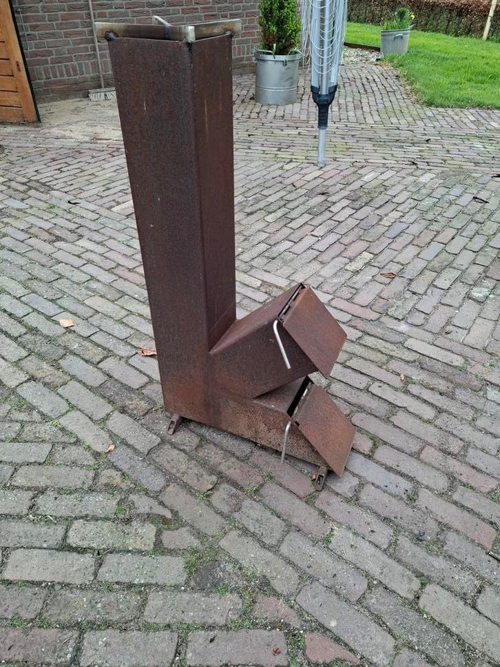 Rocket Stove - Houtkachel voor Buiten, Tuin en Terras, Vuurkorven, Gebruikt, Vuurkorf, Ophalen