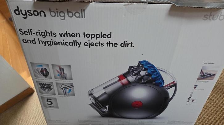 Stofzuiger Dyson (zakloos) big ball, Witgoed en Apparatuur, Stofzuigers, Gebruikt, Stofzuiger, 1200 tot 1600 watt, Reservoir, Ophalen