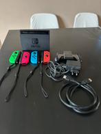 Nintendo Switch Console met Extra Joy-Cons en accessoires, Spelcomputers en Games, Spelcomputers | Nintendo Switch, Ophalen of Verzenden