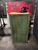 Industriële groene vintage kast, Ophalen