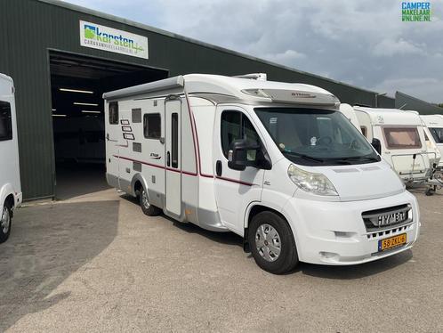 Hymer Tramp T 674 SL 2010|Cassetteluifel|Schotel|Fietsdrager, Caravans en Kamperen, Campers, Bedrijf, tot en met 2, Half-integraal
