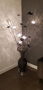 Schitterende design led vloerlamp met kristallen bollen, Huis en Inrichting, Lampen | Vloerlampen, Gebruikt, Ophalen