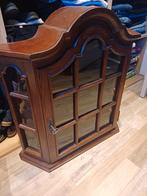Vitrinekastje oud wandkast glazen kast vitrinekast vintage, Ophalen, 25 tot 50 cm, 50 tot 100 cm, Minder dan 100 cm