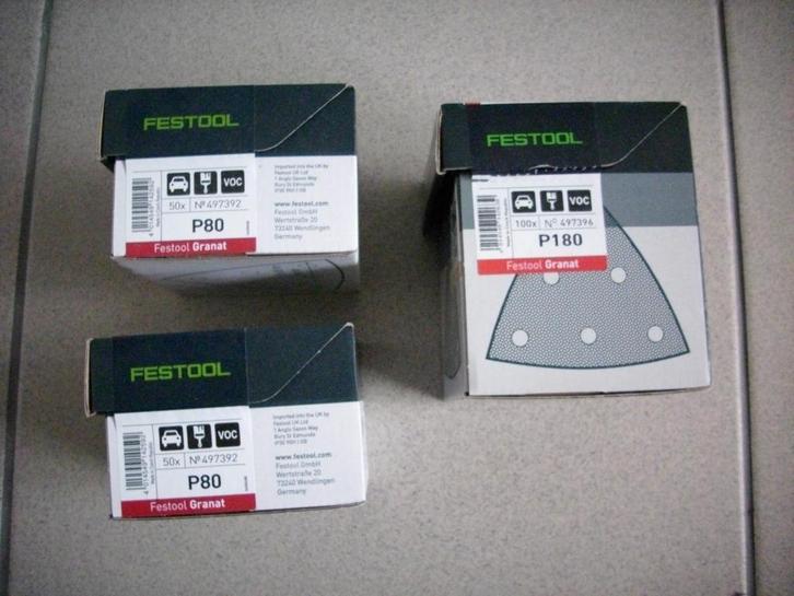 Festool schuurmateriaal en stopcontact., Doe-het-zelf en Verbouw, Gereedschap | Boormachines, Nieuw, Boor- en Schroefmachine, Klopboormechanisme