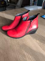 Wolky rode enkellaarsjes maat 38, Ophalen of Verzenden, Zo goed als nieuw, Rood