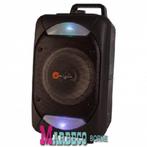 Karaoke Machine, Party Speaker, Lichtshow, Accu, BT, USB, SD, Audio, Tv en Foto, Karaoke-apparatuur, Nieuw, Info@marbeco.nl, Complete set