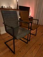 Industriële Eetkamerstoelen Set (2), Huis en Inrichting, Stoelen, Ophalen, Twee, Industrieel, Metaal