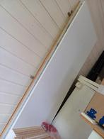 hoge kledingkast wit hoogglans deuren, Ophalen, Gebruikt, 100 tot 150 cm, 200 cm of meer