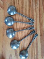 Vintage Stephan Macrander Tinnen Lepels - Set van 5, Ophalen of Verzenden