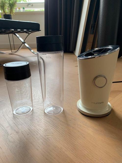 Hurom Mini Blender - creme, Witgoed en Apparatuur, Blenders, Zo goed als nieuw, Ophalen