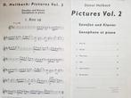 Daniel Hellbach. Pictures. Vol.2. Altsax en Piano. + Cd., Piano, Ophalen of Verzenden, Zo goed als nieuw, Thema