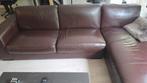 Leren Bank - Comfortabel & Goede Staat, Ophalen