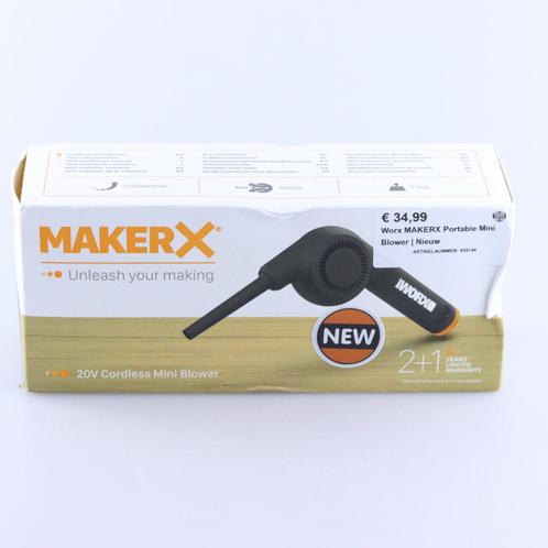 Worx MAKERX Portable Mini Blower | Nieuw, Doe-het-zelf en Verbouw, Gereedschap | Overige machines, Zo goed als nieuw