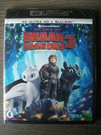 Blu-ray 4K Ultra HD: Hoe Tem Je Een Draak 3 (2-disc) in seal, Cd's en Dvd's, Blu-ray, Zo goed als nieuw, Tekenfilms en Animatie