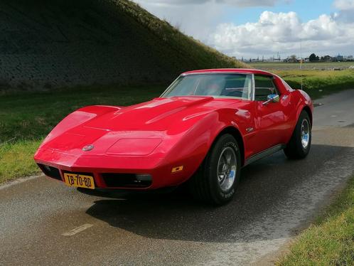 1974 Chevrolet Corvette Stingray Targa 5,7L V8, Auto's, Chevrolet, Bedrijf, Corvette, Benzine, Coupé, Automaat, Geïmporteerd, Rood