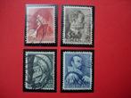 NL Nederland Zomerzegels 1935 serie van 4 zegels, Verzenden, T/m 1940, Gestempeld