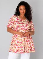 Fuchsia A-lijn tuniek Ankie van Yesta Maat 54/56 (4), Blouse of Tuniek, Ophalen of Verzenden, Roze, Y