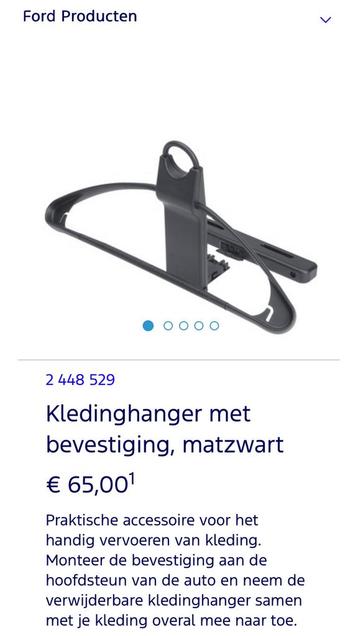 Kledinghanger voor auto beschikbaar voor biedingen