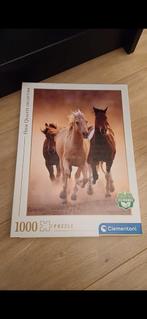 Nieuw Clementoni paarden puzzel 1000 stukjes, Ophalen of Verzenden, Meer dan 50 stukjes, Nieuw, 6 jaar of ouder