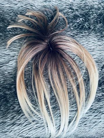 Haartopper topper blond nieuw clip in synthetisch ombre beschikbaar voor biedingen