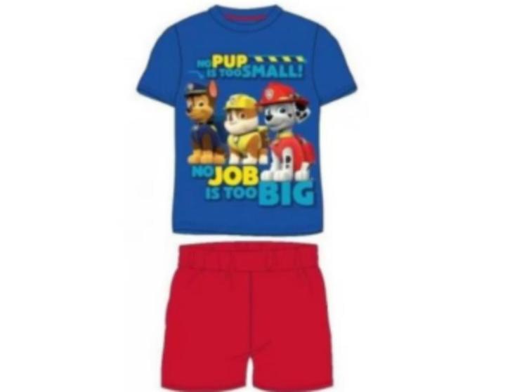 Paw Patrol Shortama - Blauw/Rood - Maat 128, Kinderen en Baby's, Kinderkleding | Maat 128, Nieuw, Jongen, Nacht- of Onderkleding