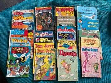 Verschillende oude strips beschikbaar voor biedingen