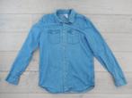* H&M blauwe jeans spijker blouse overhemd maat 170 *, Kinderen en Baby's, Kinderkleding | Maat 170, Jongen, Ophalen of Verzenden