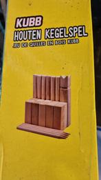 Nieuw Kubb houten kegelspel, Kinderen en Baby's, Speelgoed | Houten speelgoed, Ophalen of Verzenden, Zo goed als nieuw