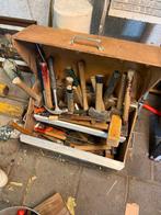 Diverse hamers in gereedschapskist, Ophalen, Gebruikt