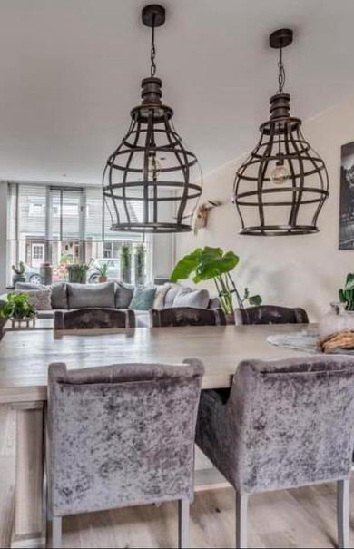 Mooie handgemaakte lampen, Huis en Inrichting, Lampen | Tafellampen, Zo goed als nieuw, Minder dan 50 cm, Ophalen