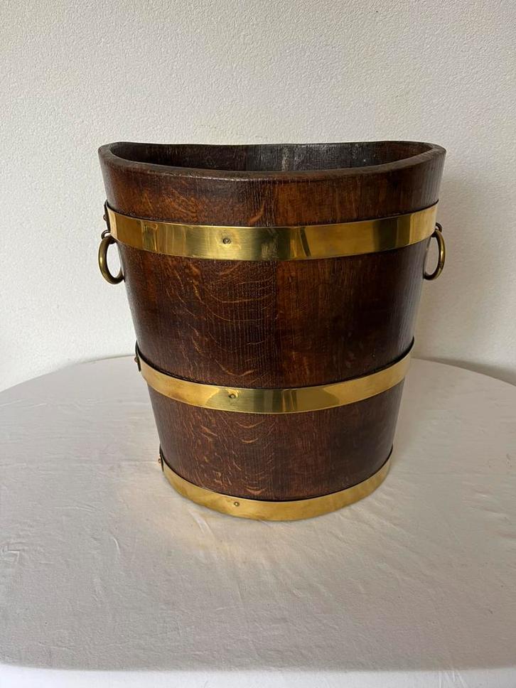 Vintage Houten Bak Paraplubak Wandelstokkenbak Oude Antieke, Antiek en Kunst, Antiek | Woonaccessoires, Ophalen of Verzenden