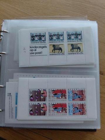 Velletjes Kinderpostzegels, diverse jaren, meerdere ex. beschikbaar voor biedingen