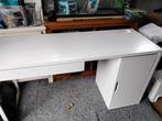 Wit ikea bureau, Huis en Inrichting, Bureaus, Zo goed als nieuw, Ophalen, Bureau