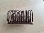 Vintage bruine draad metalen brievenhouder, Ophalen of Verzenden, Huis en Inrichting