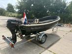 Lago Amore 435 met 15 Mercury en trailer, Watersport en Boten, Sloepen, Ophalen, 10 tot 30 pk, Gebruikt, 3 tot 6 meter