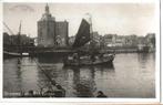 Enkhuizen-59 Haven Vissersboot Met P., Verzenden, 1940 tot 1960, Gelopen, Noord-Holland
