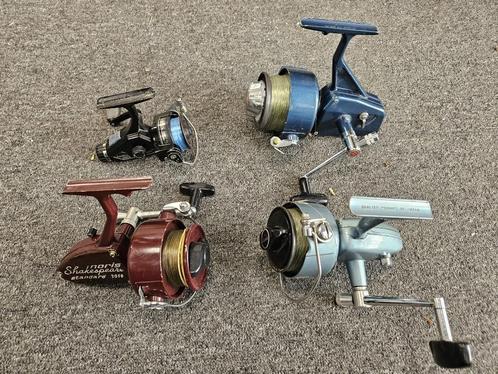 4 werpmolens voor verzamelaar of liefhebber, Watersport en Boten, Hengelsport | Algemeen, Gebruikt, Molen, Ophalen of Verzenden