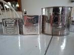 Verzilverde Theedozen - Set van 3, Ophalen of Verzenden