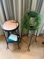 Vintage ice cream parlor stools, 2 krukken, Ophalen, Gebruikt