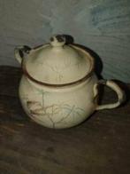 Oud klein emaille potje met deksel jaren 20, Ophalen of Verzenden